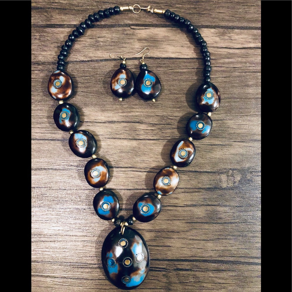Unique Yogic Style Earthen Handcrafted Necklace